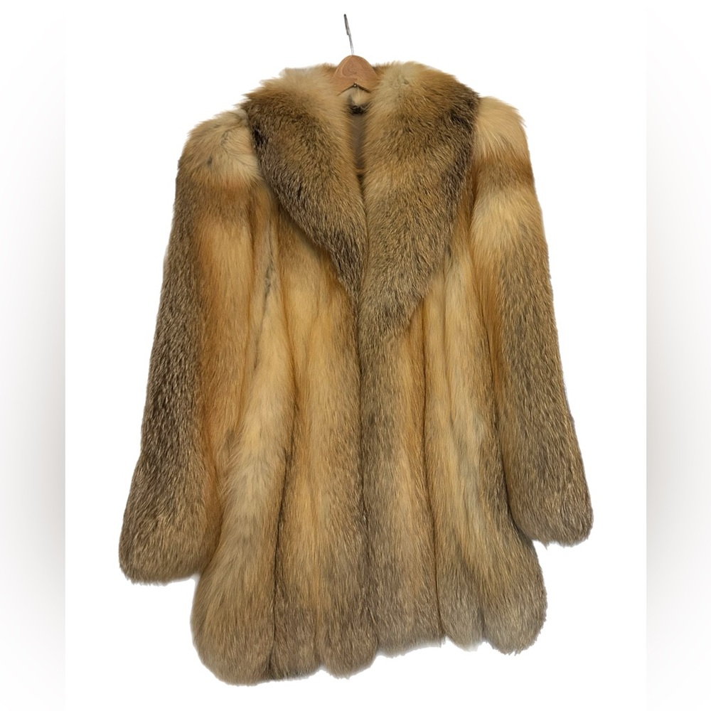 Vintage Red Fox Long Jacket